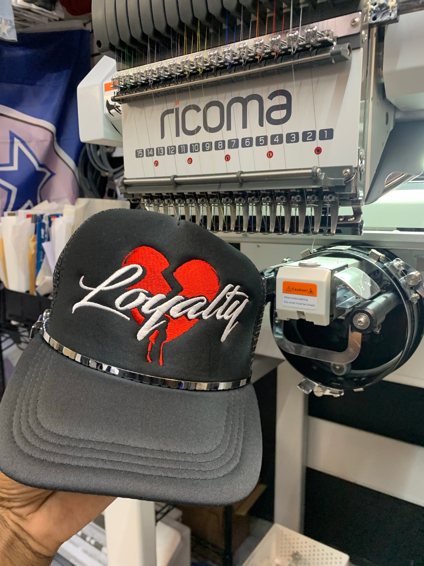 Custom Logo Embroidered Snapback Cap