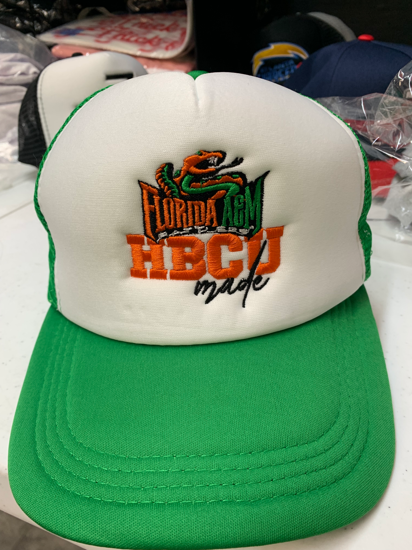 Classic Black Embroidered Cap