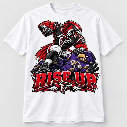 Rise Up Atlanta Football Rivalry Graphic T-Shirt
