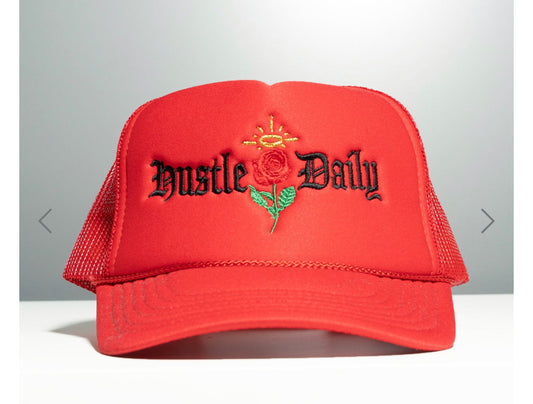 Bold Logo Embroidered Black Cap